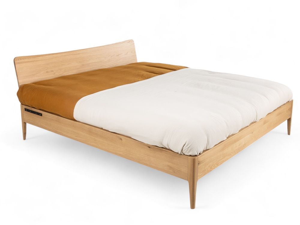 Bedkader incl. 2 nachttafels SPEZIA - Eik Bright C-HSN-007-SK1