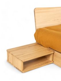 Bedkader incl. 2 nachttafels SPEZIA - Eik Bright C-HSN-007-SK1