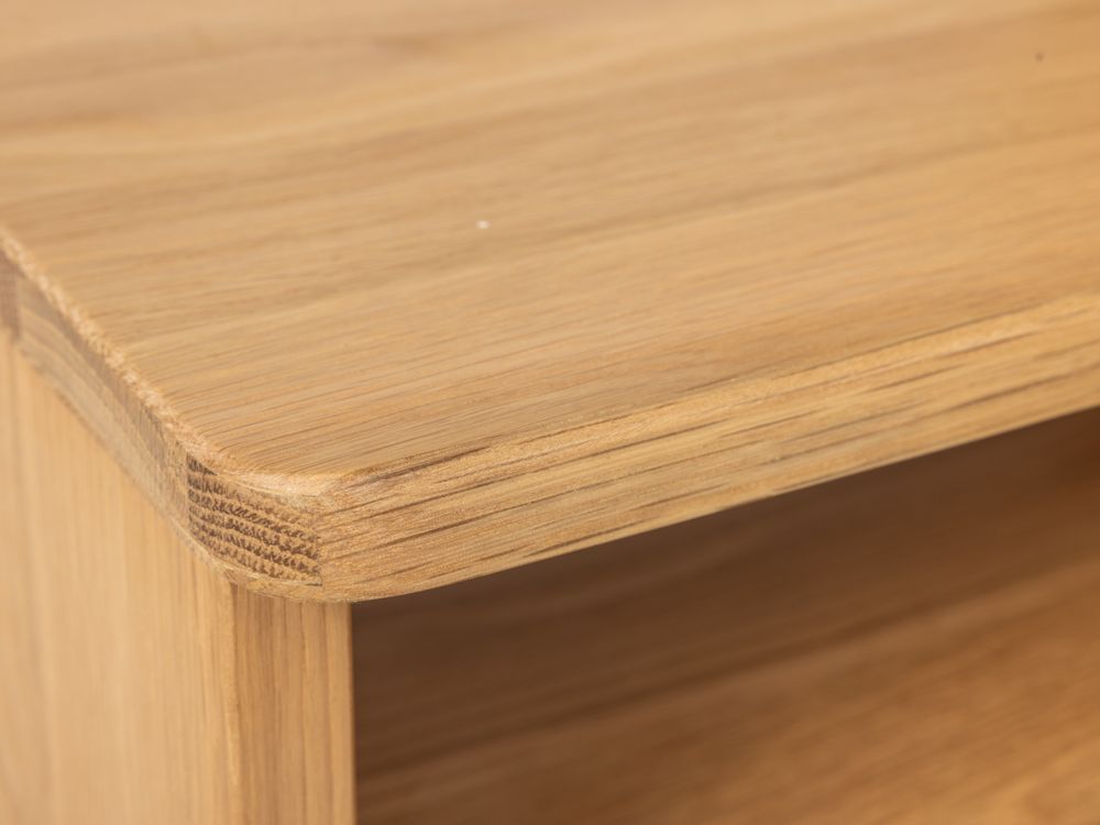 Bedkader incl. 2 nachttafels SPEZIA - Eik Bright C-HSN-007-SK1