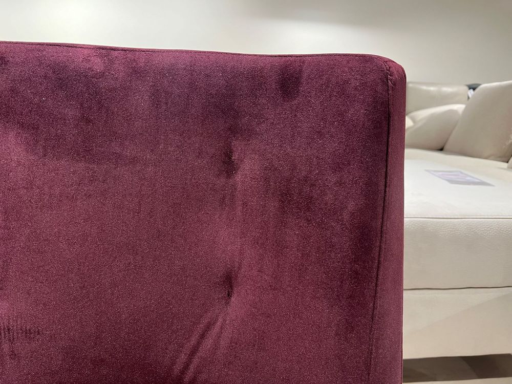 Fauteuil KENNEDY - Purper fluweel PMX 33079-PUR