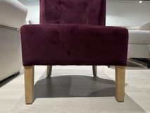 Fauteuil KENNEDY - Purper fluweel PMX 33079-PUR