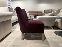 Fauteuil KENNEDY - Purper fluweel PMX 33079-PUR