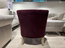 Fauteuil KENNEDY - Purper fluweel PMX 33079-PUR