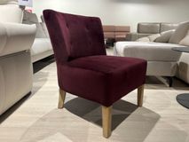 Fauteuil KENNEDY - Purper fluweel PMX 33079-PUR