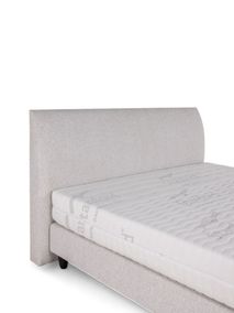 Boxspringset met Comfy-matras NAPOLI - Lichtgrijs C-SFD-10-36-BX1820-CL03