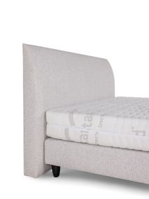 Boxspringset met Comfy-matras NAPOLI - Lichtgrijs C-SFD-10-36-BX1820-CL03