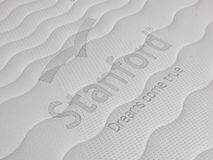 Boxspringset met Comfy-matras NAPOLI - Lichtgrijs C-SFD-10-36-BX1820-CL03