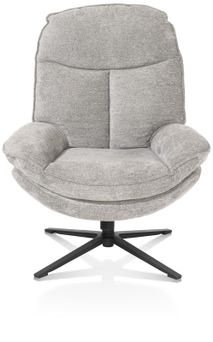 Relaxfauteuil met poef FLORENCE - Kiezel HEH 48690KIE