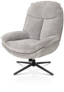 Relaxfauteuil met poef FLORENCE - Kiezel HEH 48690KIE