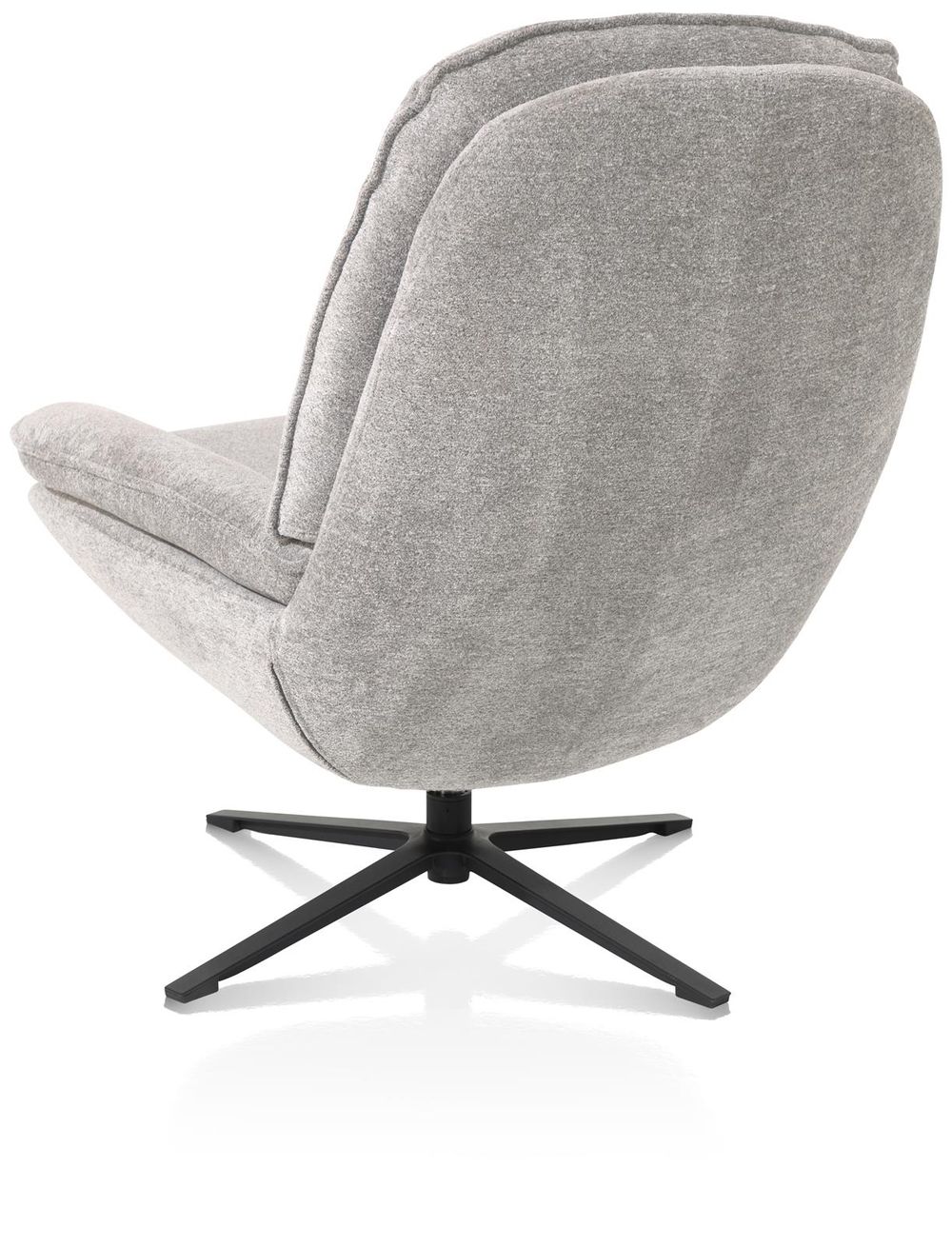 Relaxfauteuil met poef FLORENCE - Kiezel HEH 48690KIE