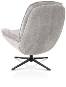 Relaxfauteuil met poef FLORENCE - Kiezel HEH 48690KIE