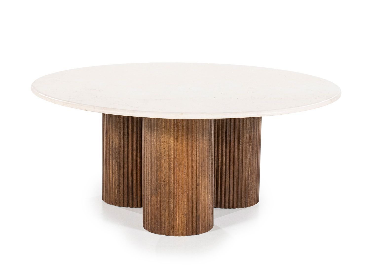 Salontafel XAVI - Marmer/Mangohout