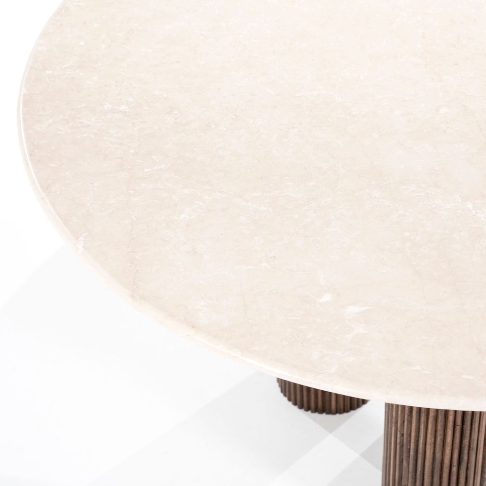 Eettafel XAVI - Marmer/Mangohout ELO 95893