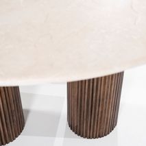 Eettafel XAVI - Marmer/Mangohout ELO 95893