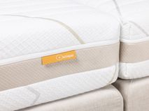Boxspring incl. matras B UNIQUE ROUND - Beige C-PLP-093-BOXROUND