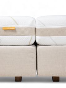 Boxspring incl. matras B UNIQUE ROUND - Beige C-PLP-093-BOXROUND