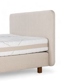 Boxspring incl. matras B UNIQUE ROUND - Beige C-PLP-093-BOXROUND