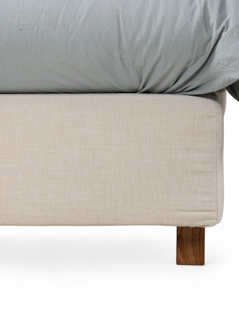 Boxspring incl. matras B UNIQUE ROUND - Beige C-PLP-093-BOXROUND