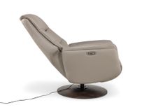 Relaxfauteuil op draaivoet GWENN - Lichtgrijs lede DEZ-71-001-A-ASG