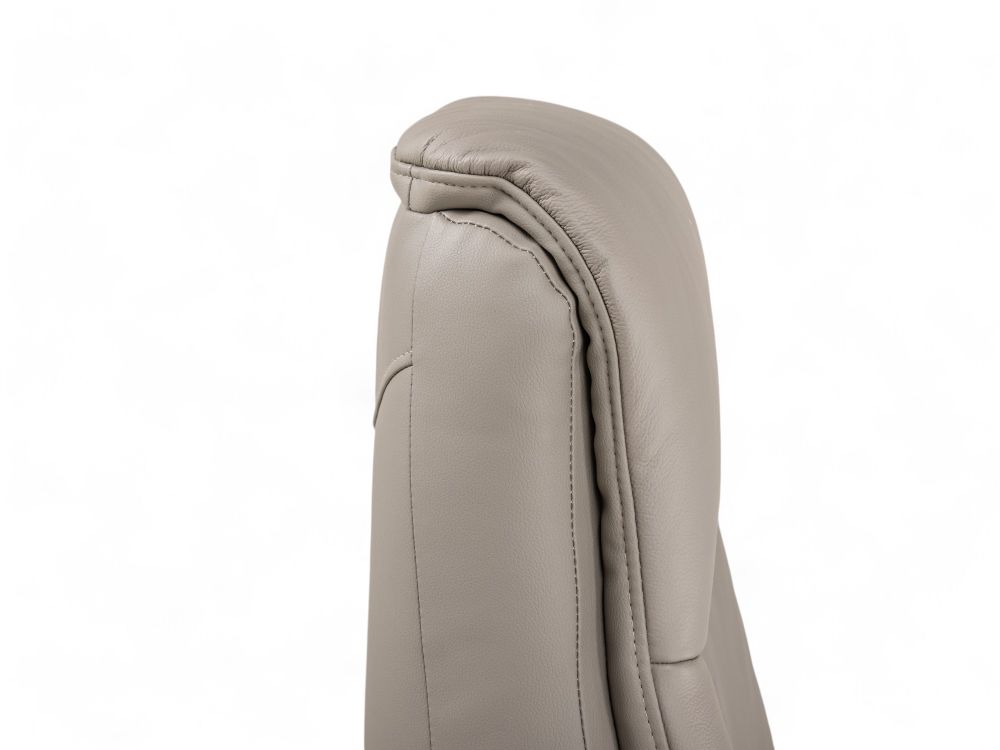 Relaxfauteuil op draaivoet GWENN - Lichtgrijs lede DEZ-71-001-A-ASG