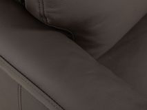 Elektrische relaxfauteuil GILBERT - Bruin leder DEZ-70-001-A-AB