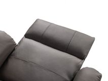 Elektrische relaxfauteuil GILBERT - Bruin leder DEZ-70-001-A-AB