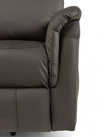 Elektrische relaxfauteuil GILBERT - Bruin leder DEZ-70-001-A-AB