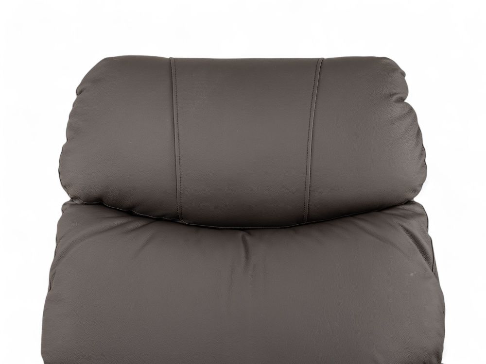 Elektrische relaxfauteuil GILBERT - Bruin leder DEZ-70-001-A-AB