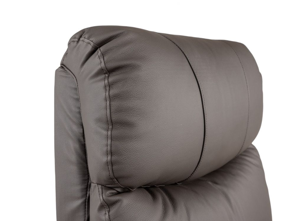 Elektrische relaxfauteuil GILBERT - Bruin leder DEZ-70-001-A-AB