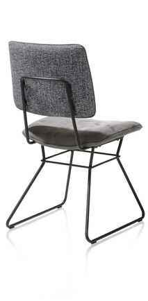 Set 4 eetkamerstoelen OTIS - Antraciet C-XOO-OTI-ST1
