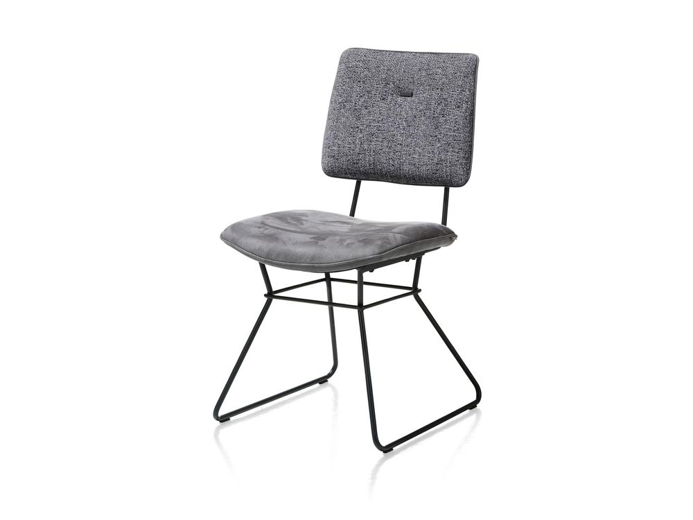 Set 4 eetkamerstoelen OTIS - Antraciet C-XOO-OTI-ST1