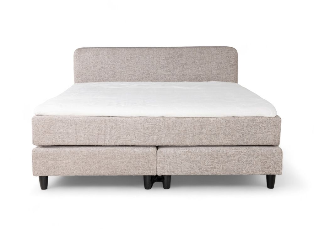 Boxspring incl. matras en topper ANTWERPEN - Bruin SFD-2-000005-BEA