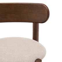 Eetkamerstoel NEBAI - Massief eiken / Walnoot KAV C0100136SO12