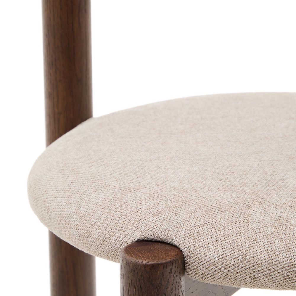 Eetkamerstoel NEBAI - Massief eiken / Walnoot KAV C0100136SO12