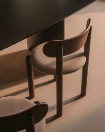 Eetkamerstoel NEBAI - Massief eiken / Walnoot KAV C0100136SO12