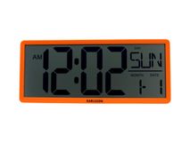 Muur/tafelklok LCD RETRO - Oranje PST KA6020OR