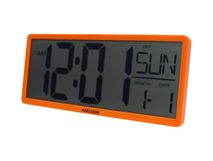 Muur/tafelklok LCD RETRO - Oranje PST KA6020OR