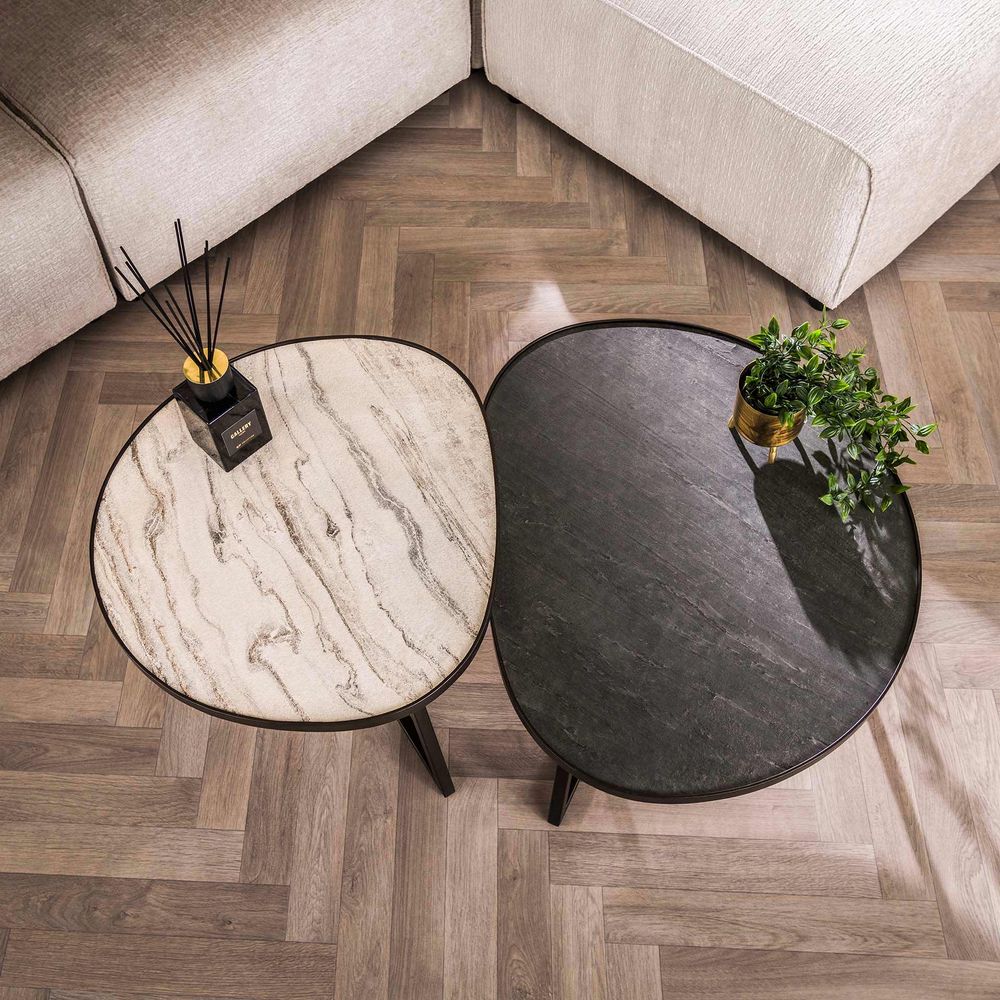 Salontafelset SLATE - Leisteen ZLS 2782-83