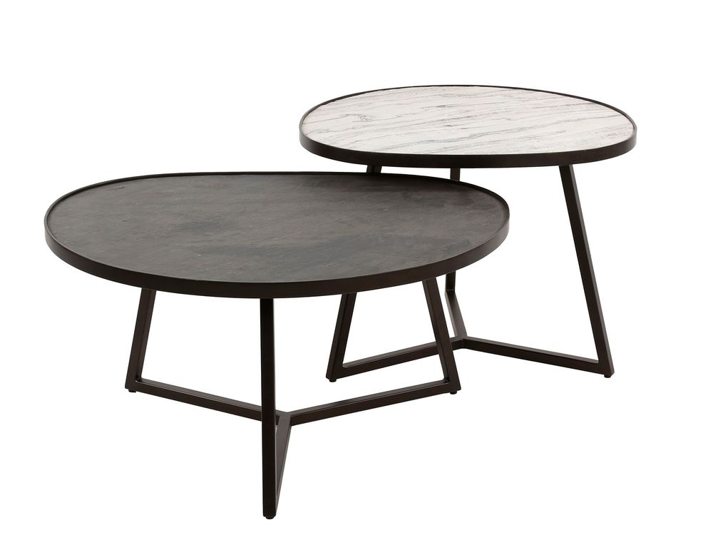 Salontafelset SLATE - Leisteen ZLS 2782-83
