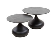 Set van 2 salontafels DROP - Keramieklook ZLS 5610-64 3D