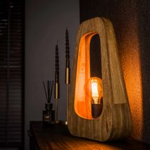 Tafellamp BRAY - Massief mango hout ZLS 7294-16