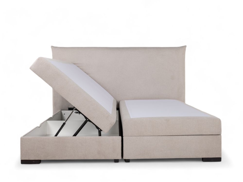 Boxspring met opbergruimte CATOKI - Beige C-CNF-36-BOX180200