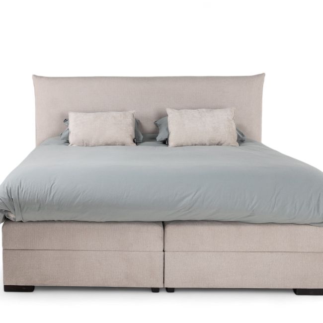 Boxspring met opbergruimte CATOKI - Beige