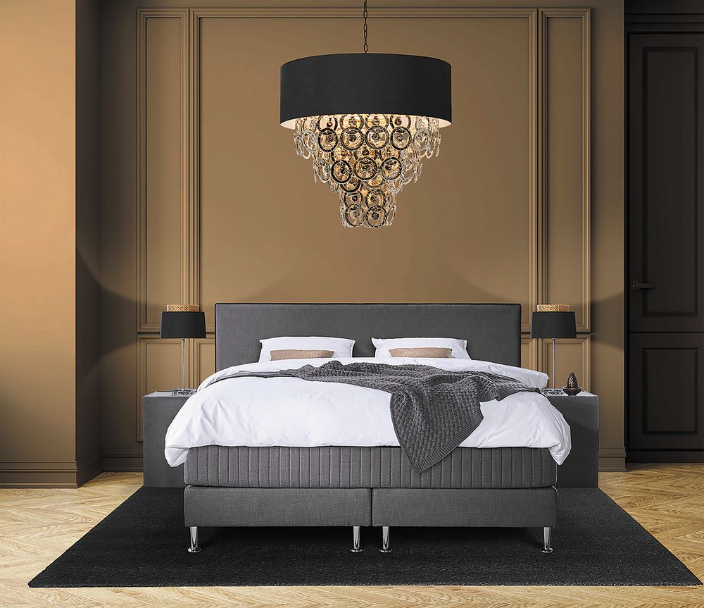 Boxspring met matras, topper & nachttafels LIG C-INR-SEL-FO-BXS1