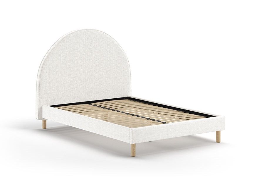 Bed incl. lattenbodem 140 x 200 cm MOON - Wit bouc VPC-27-000005