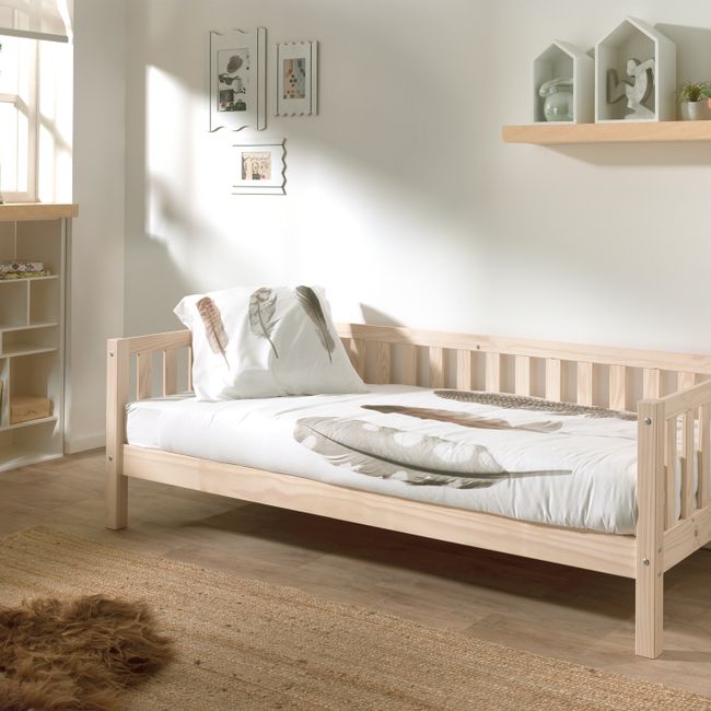 Kajuitbed incl. lattenbodem FRITZ - Milky Pine