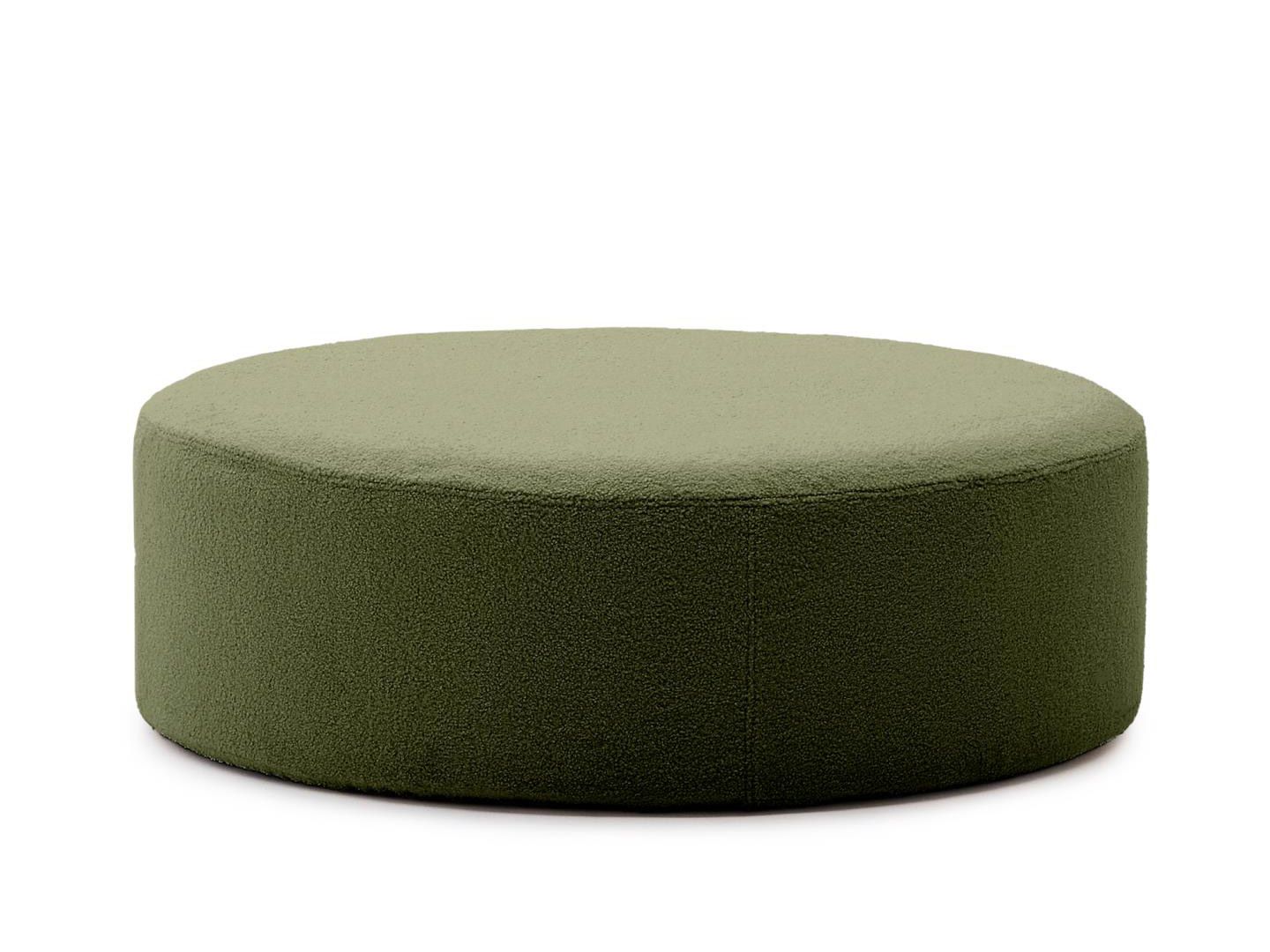 Poef met afneembare hoes KAELI - Groen Bouclé KAV S84083HI19