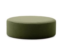 Poef met afneembare hoes KAELI - Groen Bouclé KAV S84083HI19