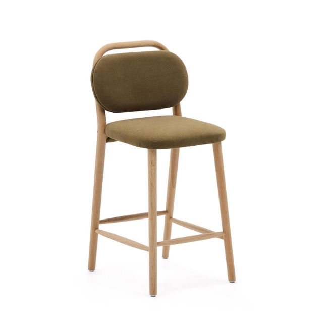 Barstoel HELDA - Beige Chenille