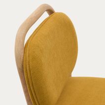 Barstoel HELDA - Mosterd Chenille KAV C0600040MY81H